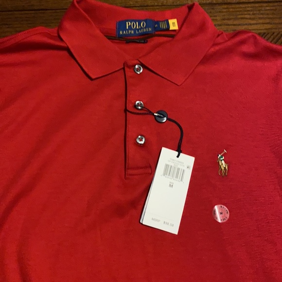 Polo Ralph Lauren Men's Classic Fit Mesh Long-Sleeve Polo Shirt Size Medium NWT - Picture 5 of 6